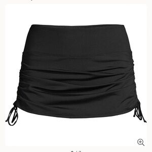 Lands’End Women's Tummy Control Adjustable Swim Skirt Swim Bottom NWOT